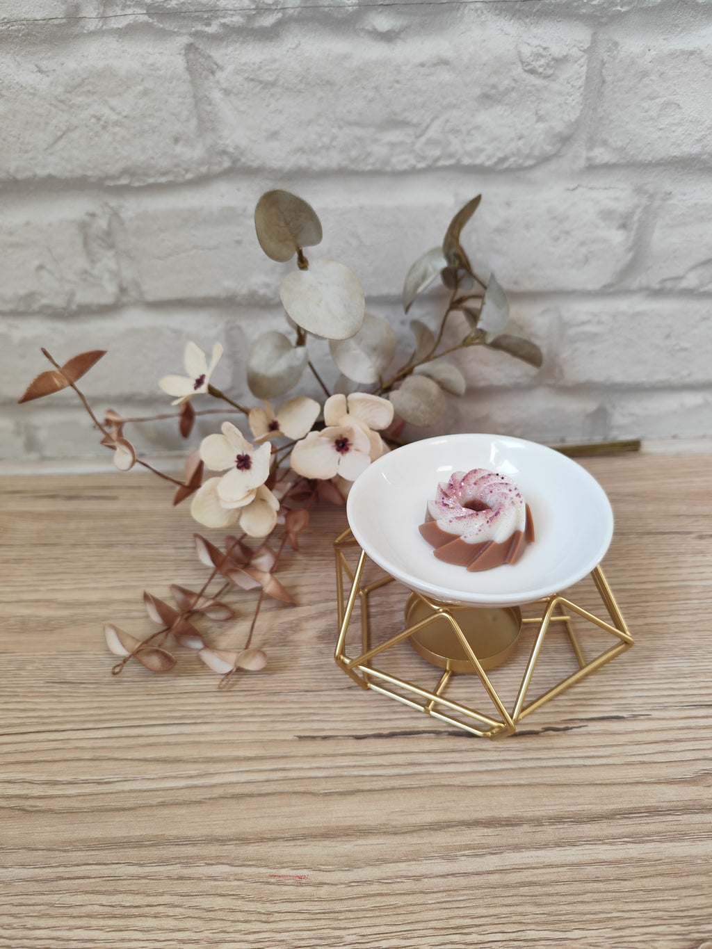 Quemador de cera DORADO