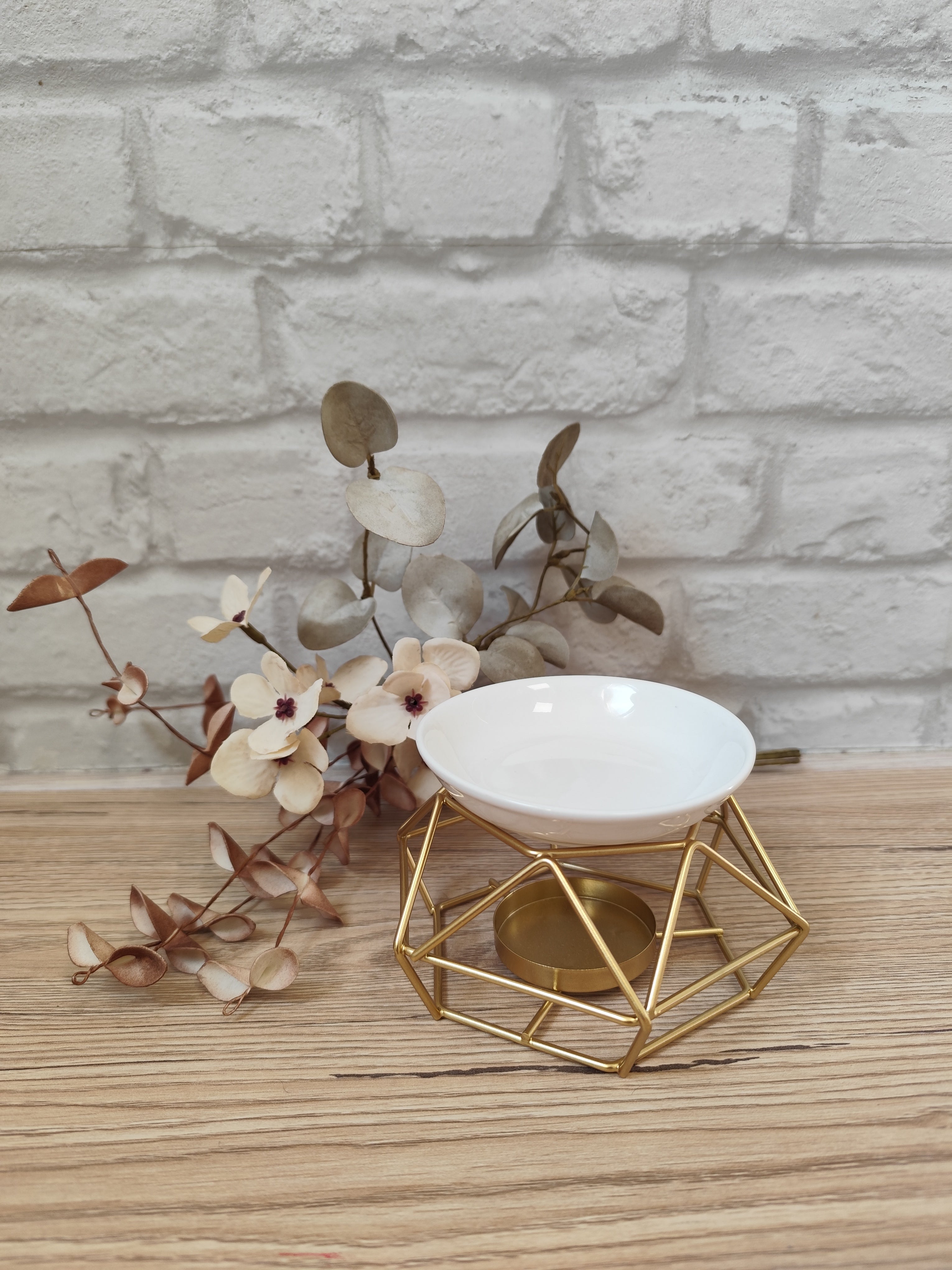 Quemador de cera DORADO